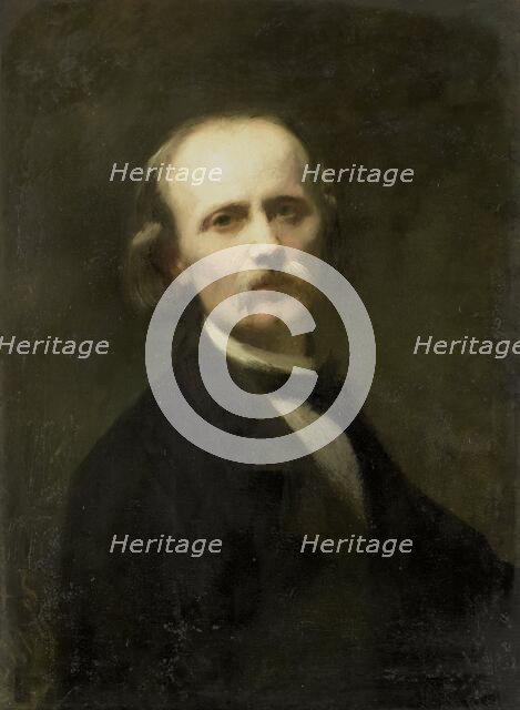 Self-Portrait, 1869. Creator: Johan Georg Schwartze.