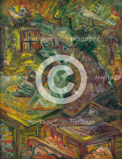 At the Table, 1940-1944. Creator: Arnold Peter Weisz-Kubincan.