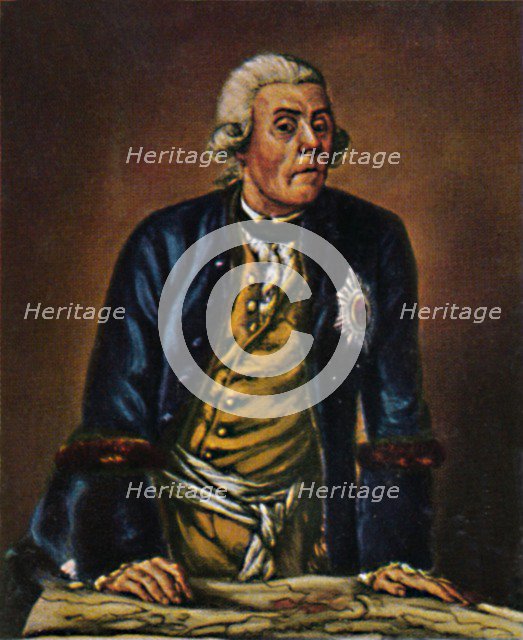 'Prinz Heinrich von Preußen 1726-1602. - Gemälde von Menzel', 1934. Creator: Unknown.