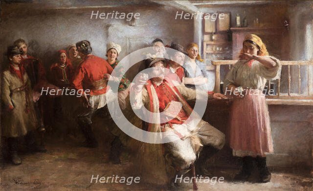 Courtship, 1894. Creator: Wlodzimierz Tetmajer.