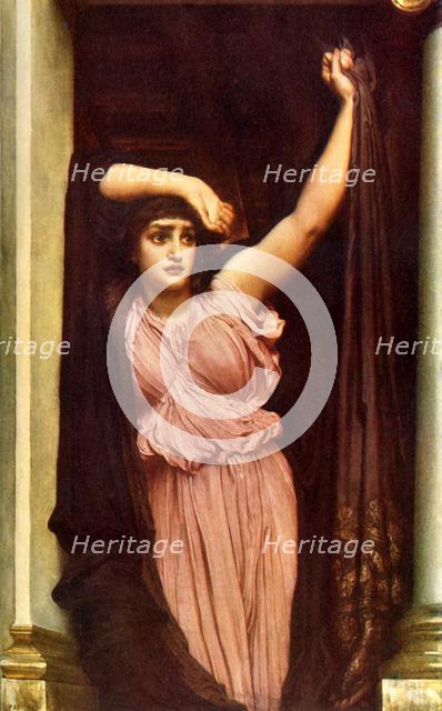 'The Last Watch of Hero', 1887, (c1915). Creator: Frederic Leighton.