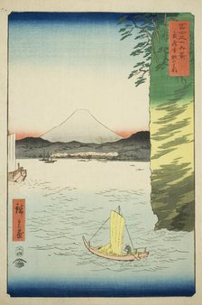 Honmoku in Musashi Province (Musashi Honmoku no hana), from the series "Thirty-six..., 1858. Creator: Ando Hiroshige.