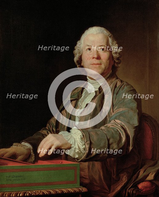Portrait of the composer Christoph Willibald Ritter von Gluck (1714-1787), 1775. Artist: Duplessis, Joseph-Siffred (1725-1802)