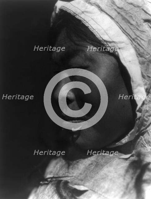 Nunivak Island, Alaska: Jukuk, c1929. Creator: Edward Sheriff Curtis.