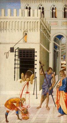 The Beheading of Saint John the Baptist, 1455/60. Creator: Giovanni di Paolo.