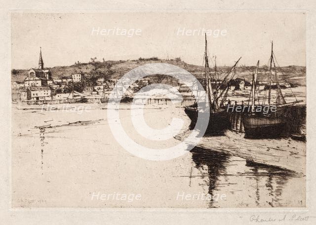 Trouville, 1889. Creator: Charles Adams Platt (American, 1861-1933).