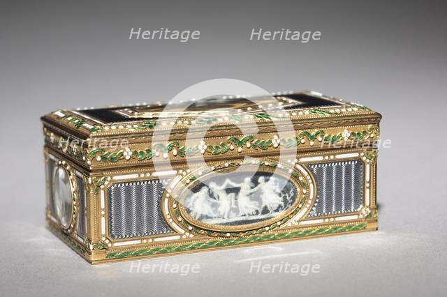 Snuff Box (Tabatière), 1777-1778. Creator: François Chazeray (French).
