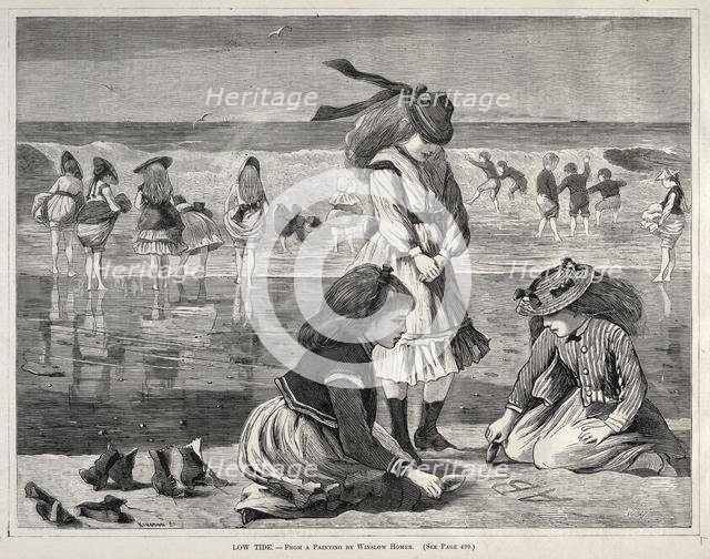 Low Tide, 1870. Creator: Winslow Homer (American, 1836-1910).