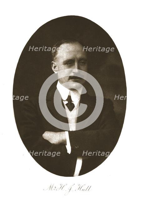 'Mr. H.J. Hall', 1911. Creator: Unknown.