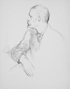 Walter Crane, 1896. Creator: William Rothenstein.