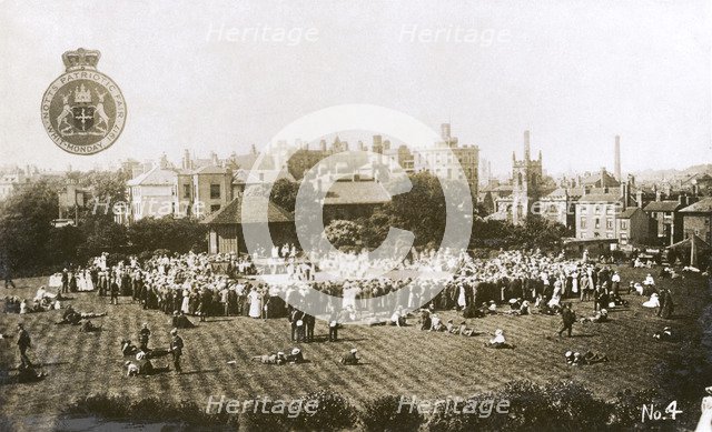 Notts Patriotic Fair, Nottingham Castle grounds, Nottinghamshire, 1917. Artist: Unknown