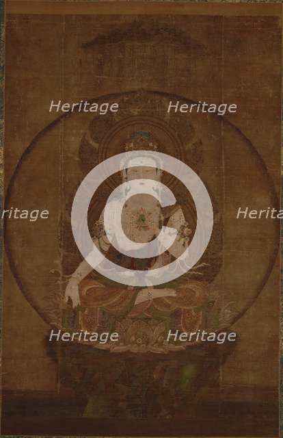 The Bodhisattva Akasagarbha (Kokuzo Bosatsu), 12th century. Artist: Anonymous  