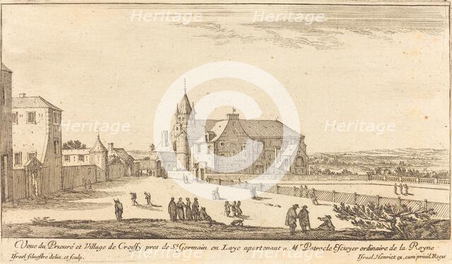 Veue de Prieure et Village de Croissy, 1650. Creator: Israel Silvestre.
