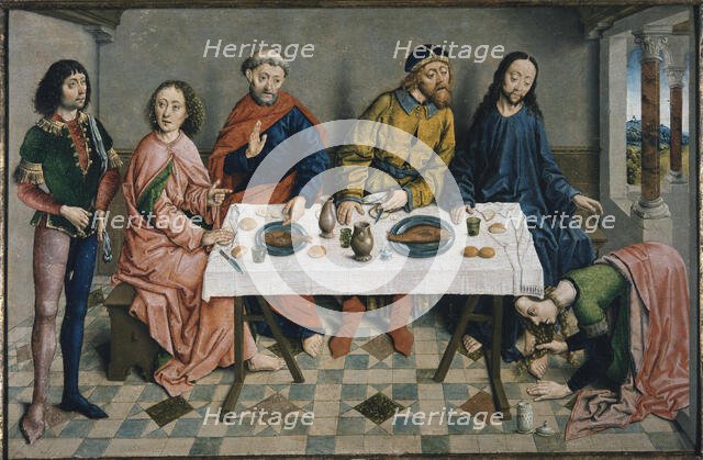 Christ in the House of Simon the Pharisee, c. 1490. Creator: Bouts, Aelbrecht (1451/54-1549).