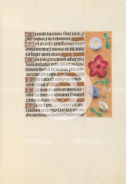 Hours of Queen Isabella the Catholic, Queen of Spain: Fol. 109r, c. 1500. Creator: Master of the First Prayerbook of Maximillian (Flemish, c. 1444-1519); Associates, and.