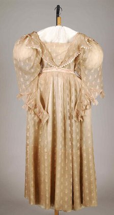 Bridesmaid dress, American, ca. 1835. Creator: Unknown.