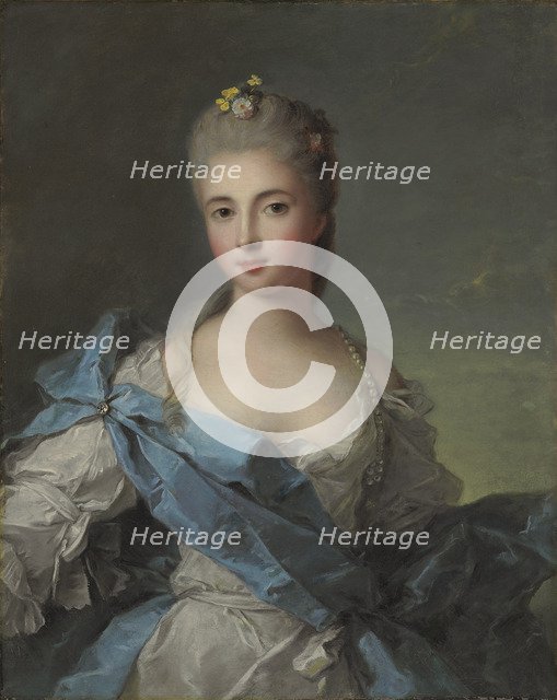 Portrait of Duchesse de la Rochefoucauld. Artist: Nattier, Jean-Marc (1685-1766)