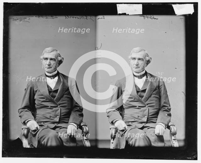 Justin Smith Morrill of Vermont, between 1865 and 1880. Creator: Unknown.