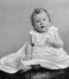 Princess Elizabeth in 1926, when she was a few months old, (1937). Artist: Unknown