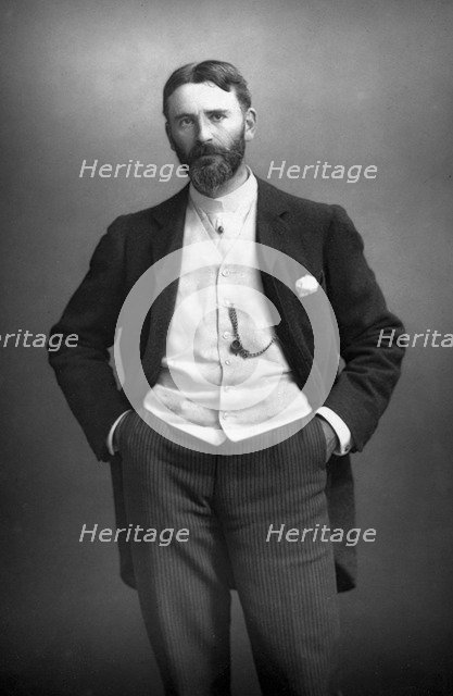 Sir Frank Bernard Dicksee (1853-1928), English painter and illustrator, 1893.Artist: W&D Downey