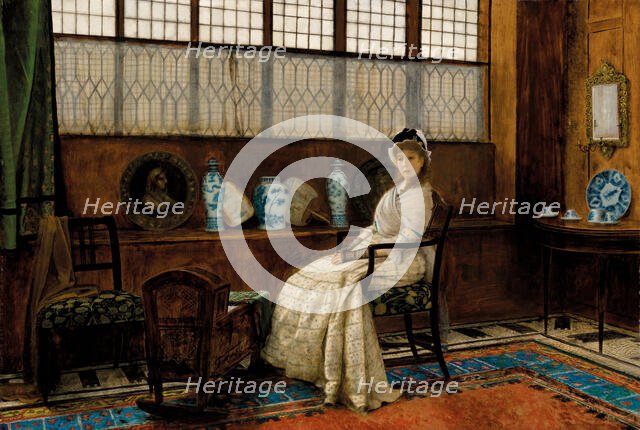 The Cradle Song, 1878. Creator: Grimshaw, John Atkinson (1836-1893).