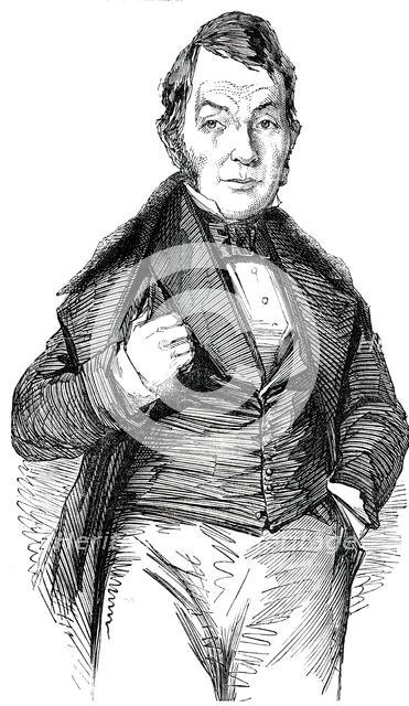 The late Mr. Wombwell, 1850. Creator: Unknown.