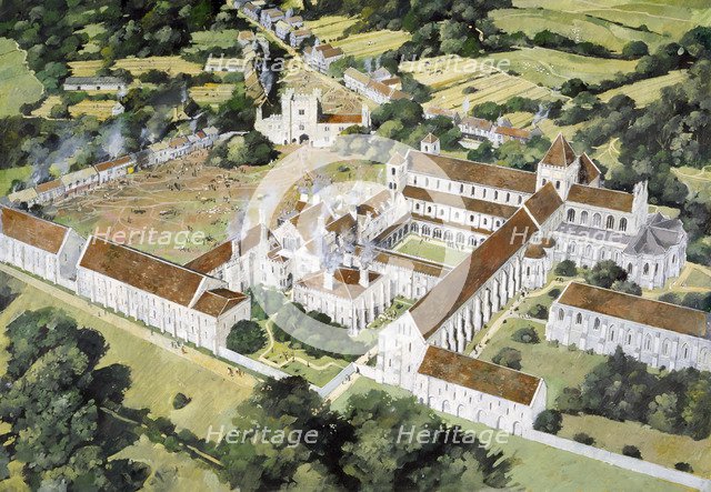 Battle Abbey, 16th century, (c1990-2010). Artist: Ivan Lapper.