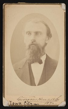 Portrait of Gustavus Detlef Hinrichs (1836-1923), 1872. Creator: Isaac Augustus Wetherby.