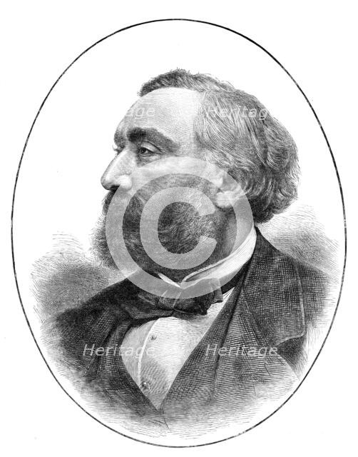 M. Leon Gambetta, Prime Minister of the French Republic, 1881. Creator: Unknown.