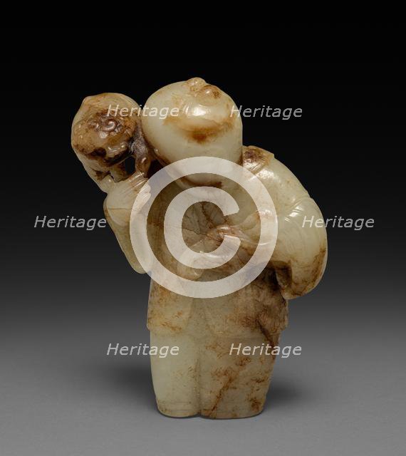 Liu Haichan with a Toad, 1644-1912. Creator: Unknown.