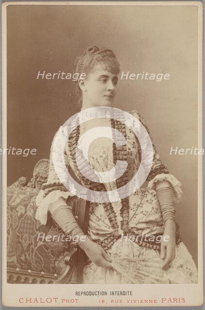 Jeanne Demarsy, 1880s. Creator: Isidore Alphonse Chalot.