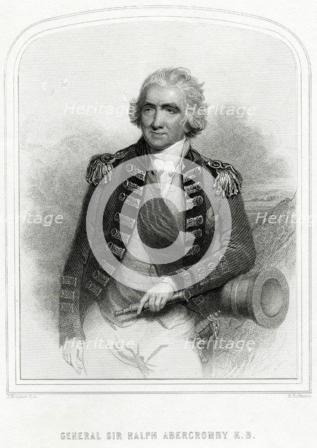Ralph Abercromby (1734-1801), Scottish soldier. Artist: H Robinson