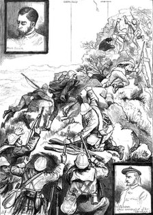 The Transvaal War: Sir George Colley's midnight ascent of Majuba Hill, February 26, 1881. Creator: Unknown.
