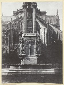 La Fontaine du square de l'Archevêché; Derrière Notre-Dame, 1847, printed 1965. Creator: Hippolyte Bayard.