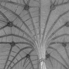Fan vaulting in Westminster Abbey, London, 1945-1980. Artist: Eric de Maré