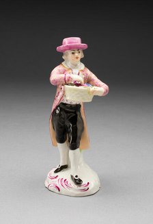 Figure of a Man with Grapes, Limbach-Oberfrohna, c. 1790. Creator: Limbach Porcelain Factory.
