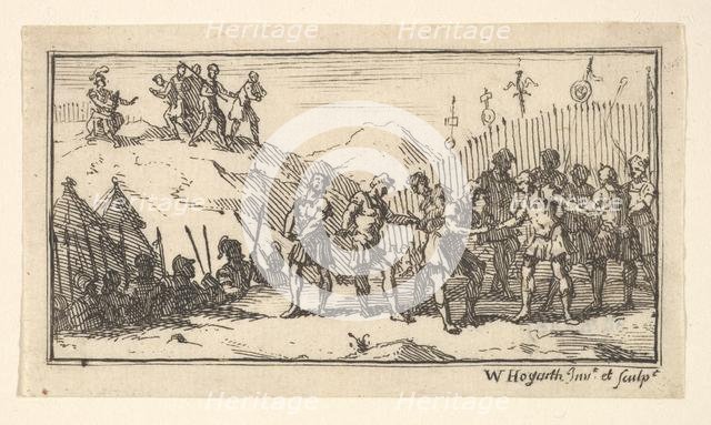Decimation (John Beaver, Roman Military Punishments, 1725), after 1725. Creator: William Hogarth.