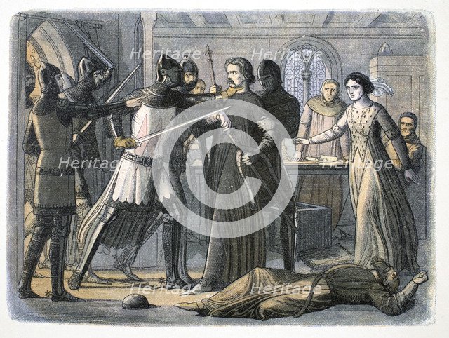 The arrest of Sir Roger Mortimer, Nottingham Castle, 1330 (1864). Artist: James William Edmund Doyle