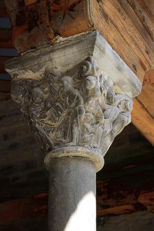 Jaca Cathedral (Cathedral of St Peter the Apostle), Aragon, Spain, Romanesque, 11th century (2008).  Creator: LTL.