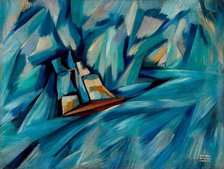 The sloop, c1915. Creator: Souza-Cardoso, Amadeo de (1887-1918).