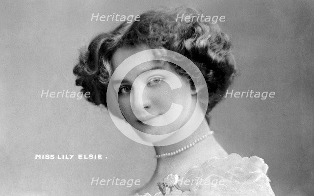 Lily Elsie (1886-1962), English actress, early 20th century.Artist: Johnston & Hoffman