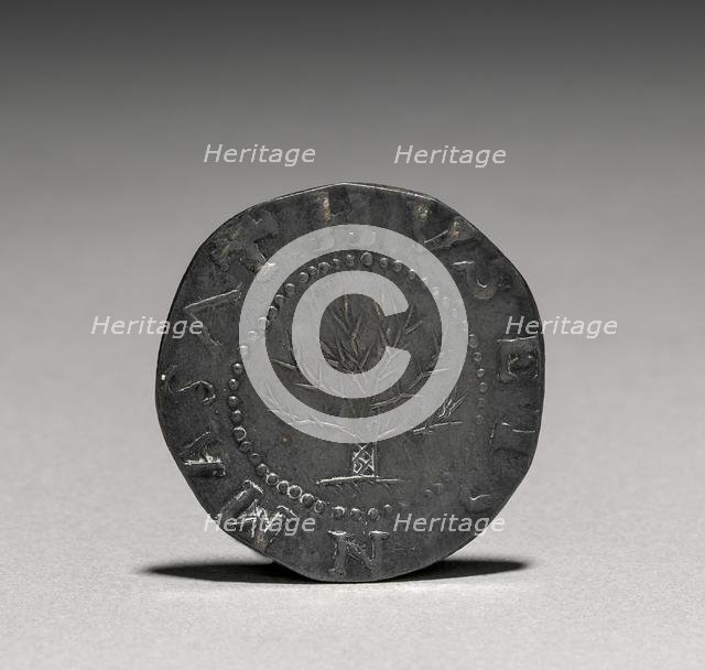 Shilling, 1652. Creator: John Hull (American, 1624-1683); Robert Sanderson (American, 1609-1693).