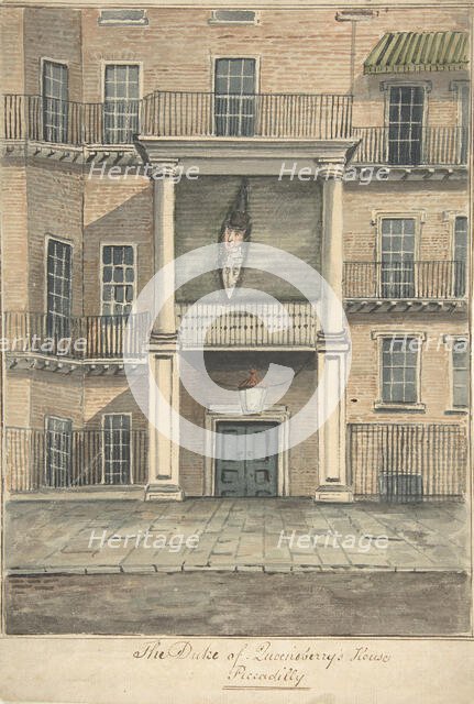 The Duke of Queensbury's House, Piccadilly, 19th century. Creator: Anon.