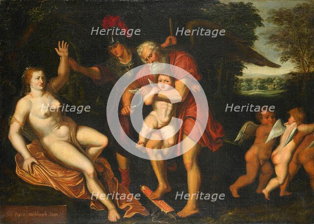 Time cutting the Wings of Love, . Creator: Sustris; Lambert (1515/20-after 1591).