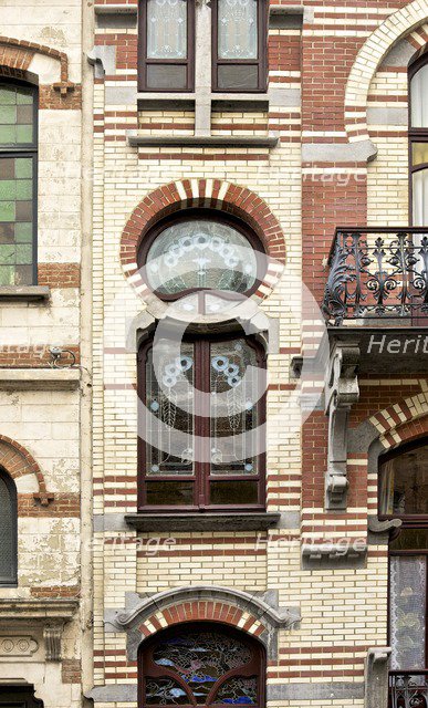 Maison Kwachet, 51 Rue Van Campenhout, Brussels, Belgium, (1901), c2014-2017. Artist: Alan John Ainsworth.