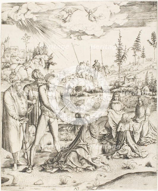 The Martyrdom of St. Catherine, c. 1500. Creator: Master MZ.