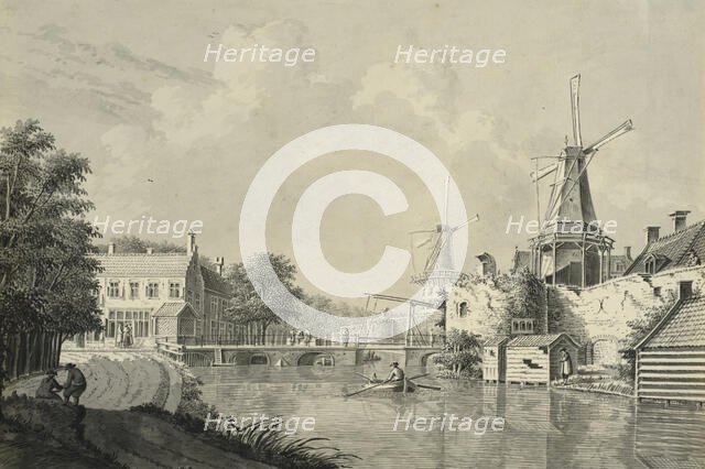 View of Catharijnebrug and Catharijnepoort in Utrecht. Creator: Theodor Verryck.