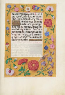 Decorated Text Page; Spinola Hours, about 1510-1520. Creator: Unknown.