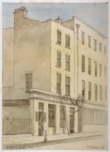 Bride Lane, City of London, 1851. Artist: Thomas Colman Dibdin