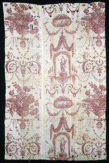 Panel (Furnishing Fabric), Nantes, 1785/90. Creator: Unknown.